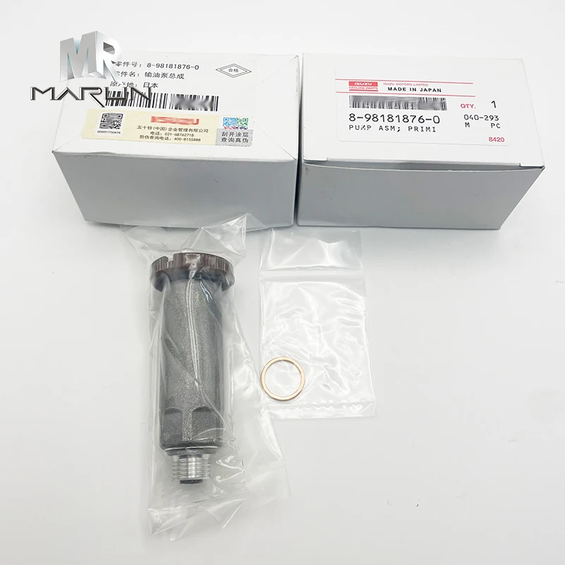 8-98181876-0=152200-6721 6BG1 Original Supply Oil Pump Head for Excavator ZX200 Construction Machinery Engine Parts