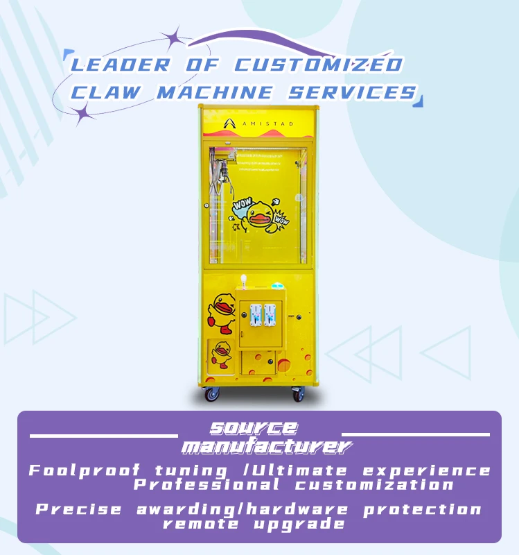 Amusement Park Indoor Games Toys Claw Crane Game Machine Vending Doll Machine