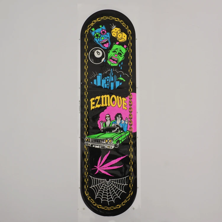 Skate Board Heat Transfer Film Customized Printing Graphic Skateboard