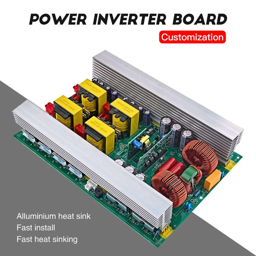 JYINS OEM/DOM 12V DC to AC Power Inverter PCB Board Electronic Assembly Board Manufacturer's Printed Circuit for Cars