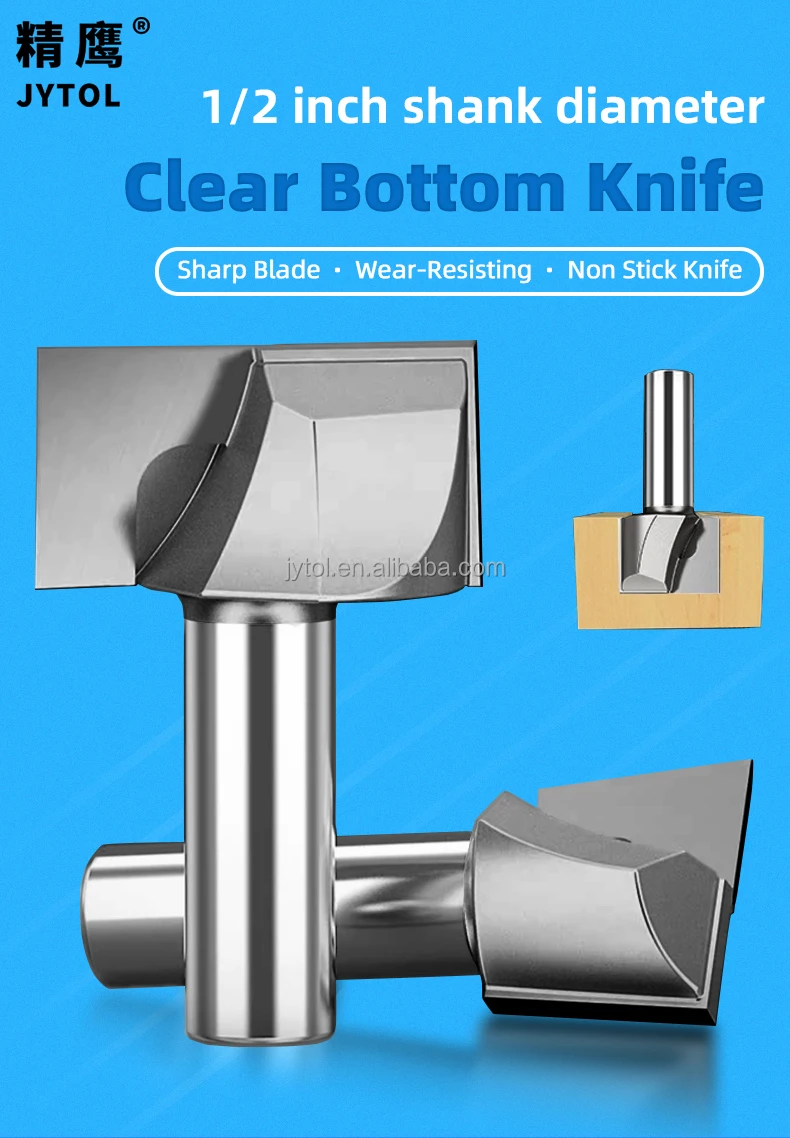 Flat Bottom Engraving Drill Bit Double Edge Milling Cutter Solid