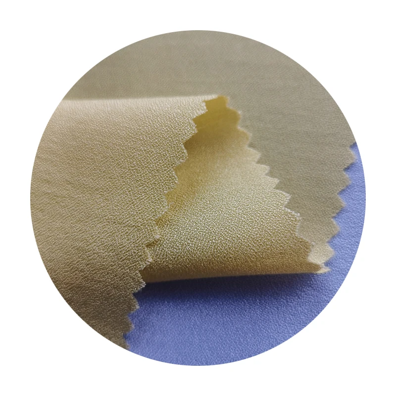 54% полиэстер 46% искусственный шелк Cupro ткань 60S как женское платье из спутанного вискозы