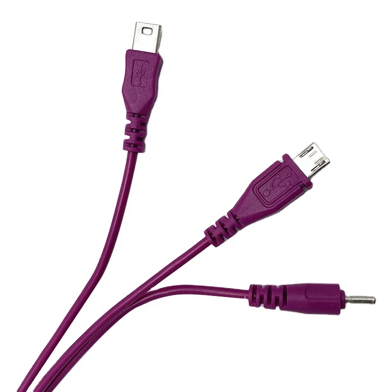 Высокоскоростное зарядное устройство для мобильного телефона 3 в 1 кабель постоянного тока Быстрая зарядка micro usb