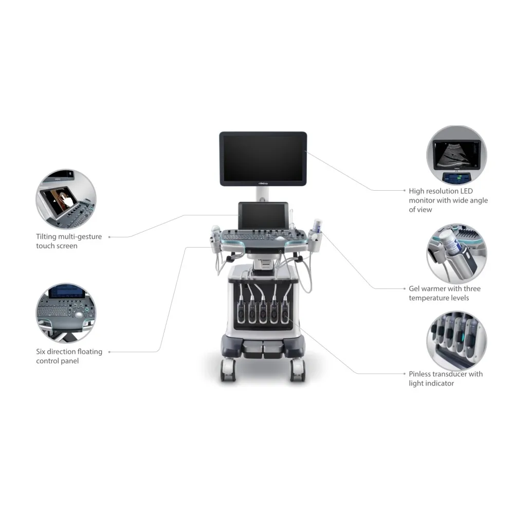 China Best-quality Color Trolley Ultrasound Machine Resona I9 R9 7 Diagnostic Ultrasound System for Clinic