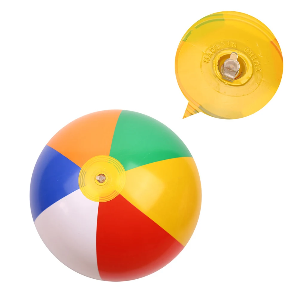 Factory Wholesale Customized Colored Small Self Inflatable Pvc Beach Ball Inflatable Ball