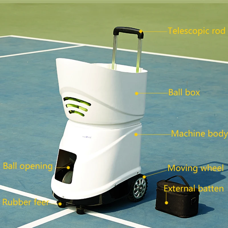 Factory Tennis Toss Machine Practice Throwing Machine Tennis Ball Launcher Machine For Cricket