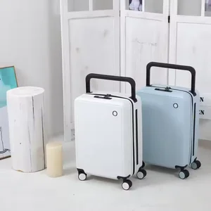 2026 Top 10 Luggage 20" Carry on Abs Pc Travel Luggage Bags Trolley Custom Suitcase Luggage Travel Bags Suitcase for Unisex
