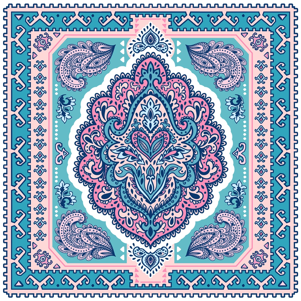 
 Классическая бандана, быстрая доставка, недорогая бандана из хлопчатобумажной ткани с принтом Пейсли  