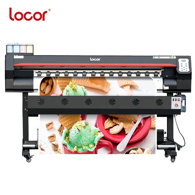 Locor Multifunction 1.6m/1.8m Uv Roll to Roll Printer DX5/XP600 Wallpaper 3d Relief Result Uv Machine