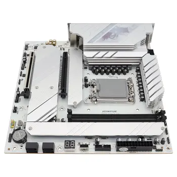 JGINYUE Z890M Snow Dream AI Gaming Motherboard, DDR5, Intel