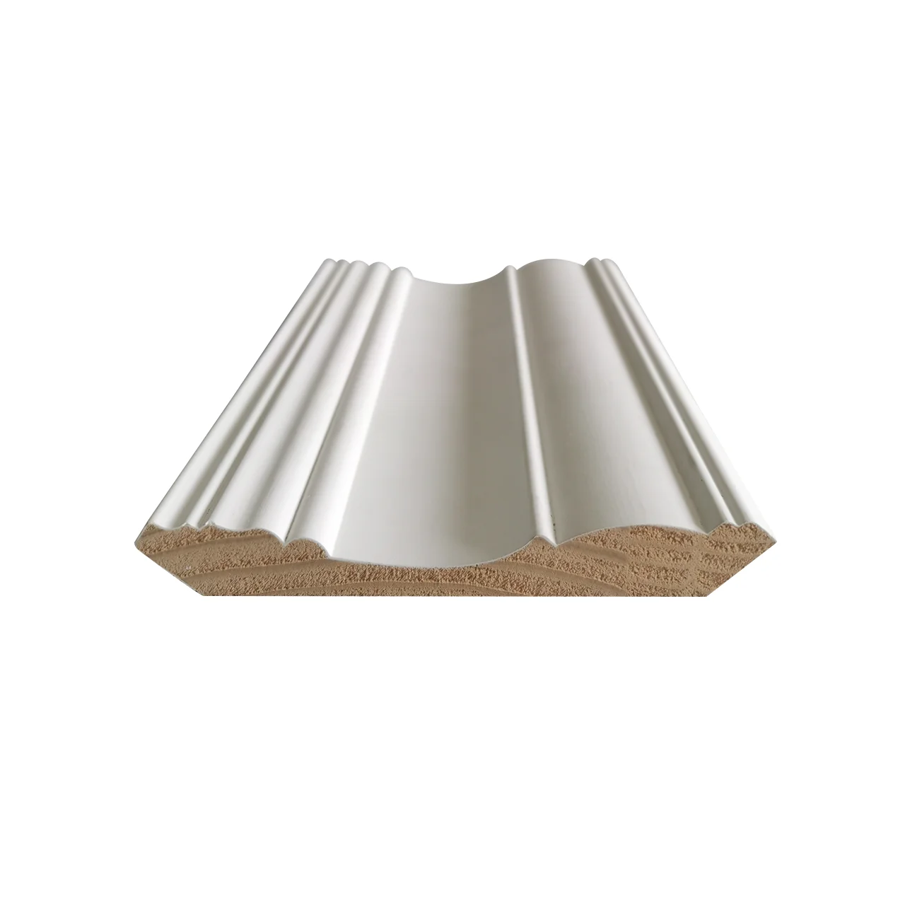 Solid Wooden Cove Crown Moulding Wood Cornice
