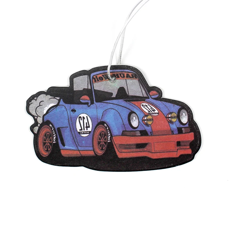 Wholesale Hanging Different Smells Fresh Air Freshener Perfume Paper