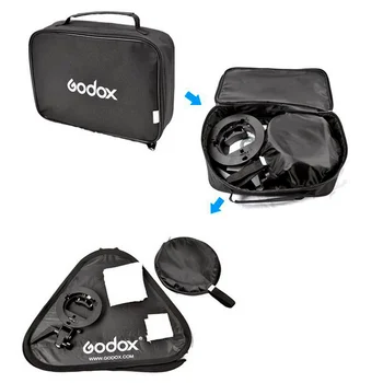 Photo Studio Accessories Godox SFUV 80*80cm Portable Softbox with S Type Bracket Holder Carry Bag for Photography