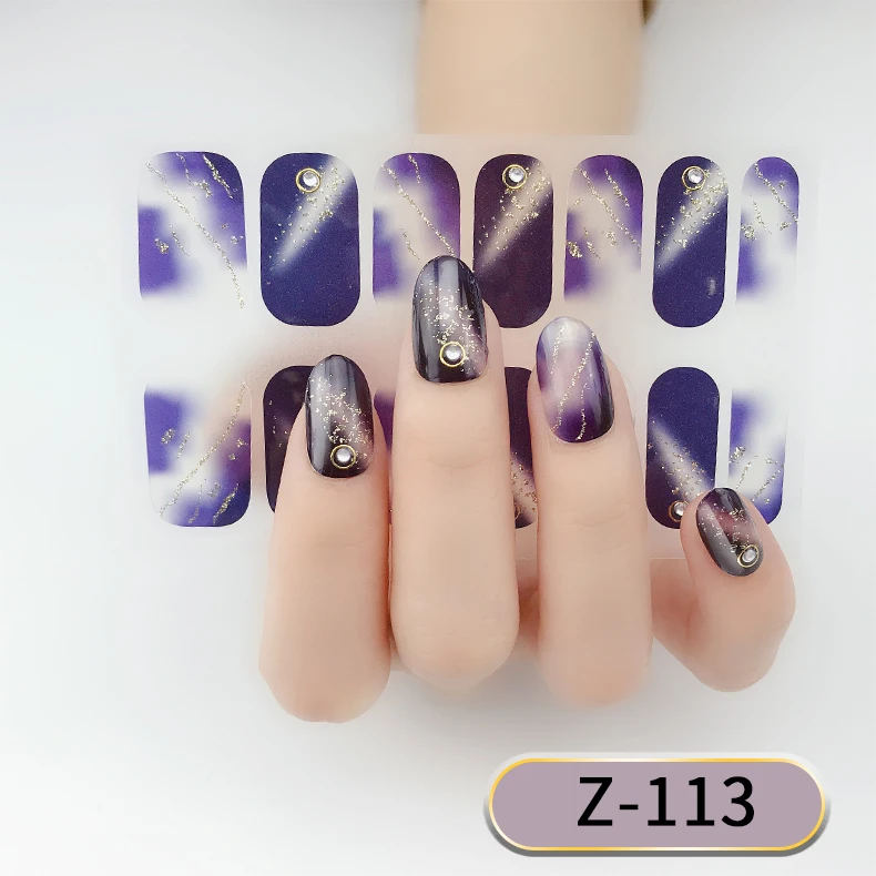 
Beautysticker 2020, высококачественные обертки для ногтей с украшением, 3D клейкие Полные наклейки для ногтей, маникюр 
