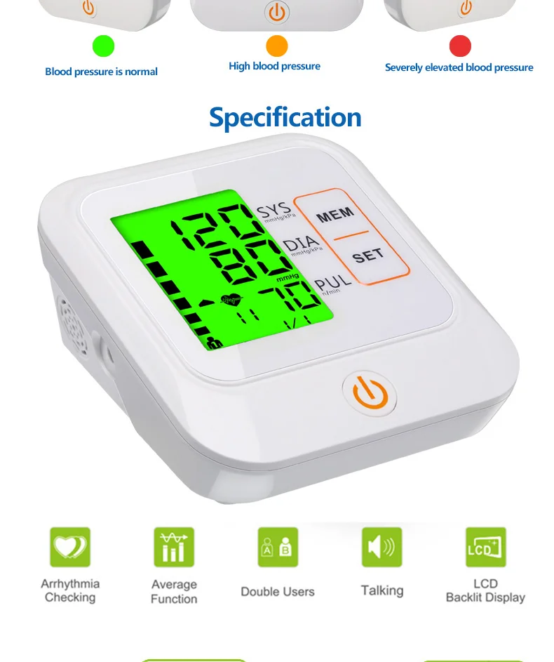 bp Set Blood Pressure Monitor New Design Manufacturing Testing bp Machines Electronic Digital Stand Sphygmomanometer