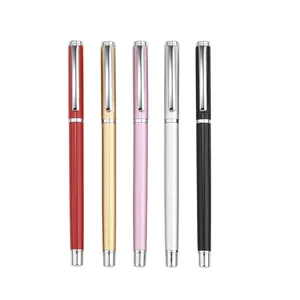 High-End Business Office Custom LOGO Gel Ink Pen Black with 0.5mm Writing Width Wholesale for Creative Signature Advertising