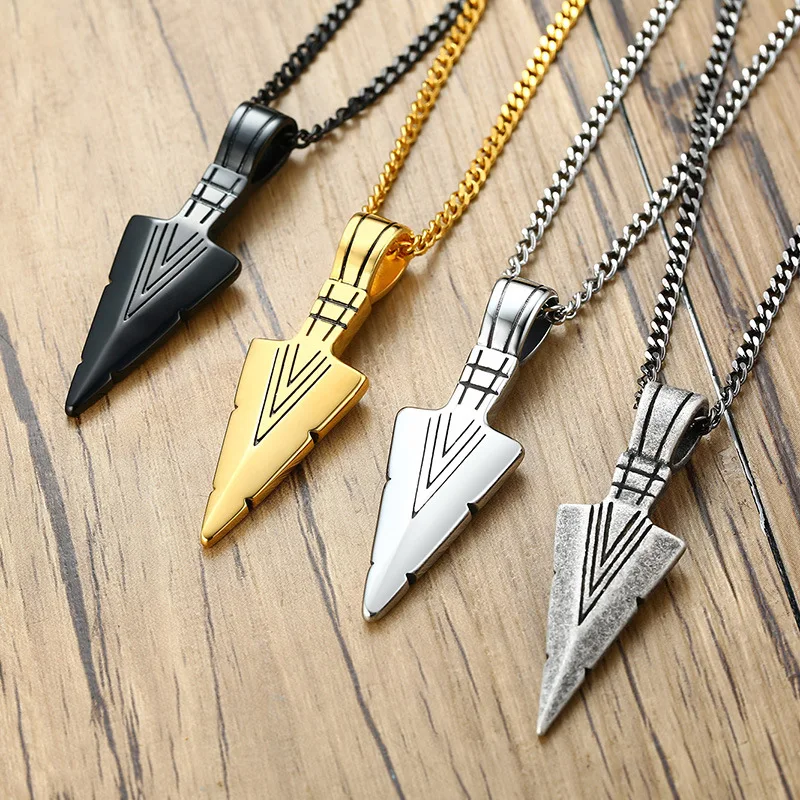 PAURO Uomo Acciaio Inossidabile Collana con Ciondolo con Motivo a Pugno Hip Hop Punk Vintage Creativo Arcobaleno