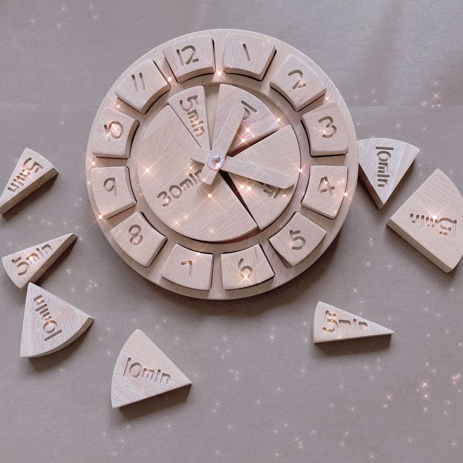 Журнал Дитячий садок Годинник Оцінка Дидактичні посібники Будівельні блоки Монтессорі Діти Число Пізнання Дитячі іграшки часу