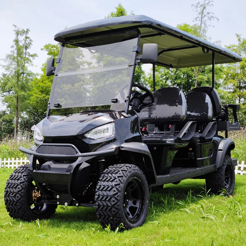 Fast Speed 72V Lithium Battery 6 Passengers Electric off Road Club Car Golf Buggy Cart for Sale