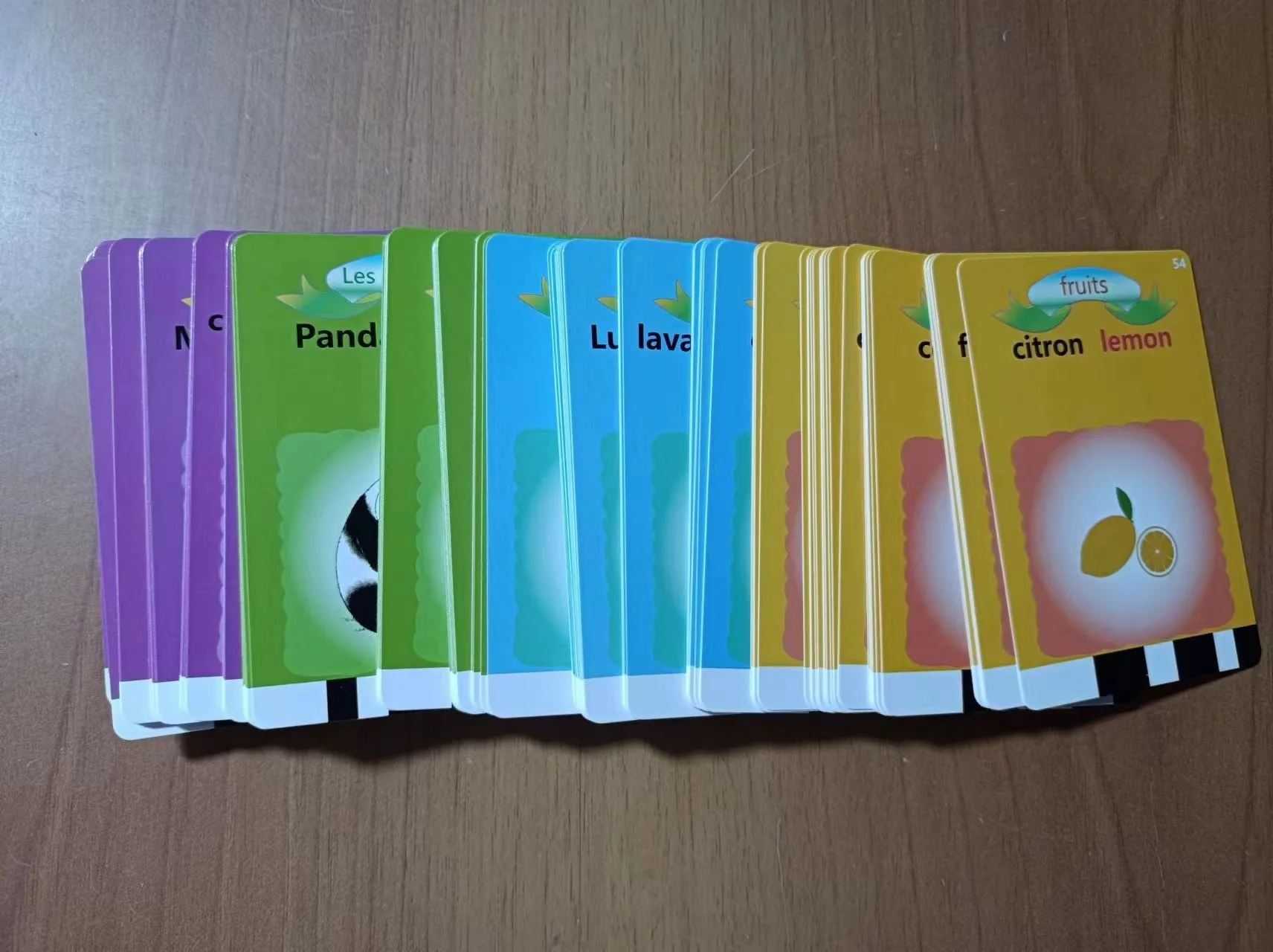 Multilingual Talking Flash Card 112cards Reader Learning Machine Educational Toys for Kids Learning Arabic, Spanish, French, Etc