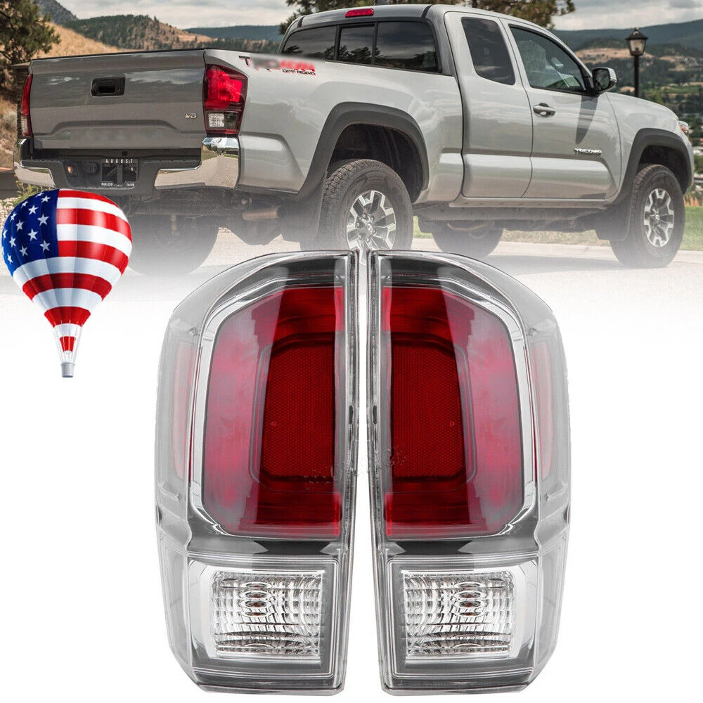 product car spare parts halogen taillamp rear brake tail lights for toyota tacoma 2019 2020 2021 2022 2023370-35