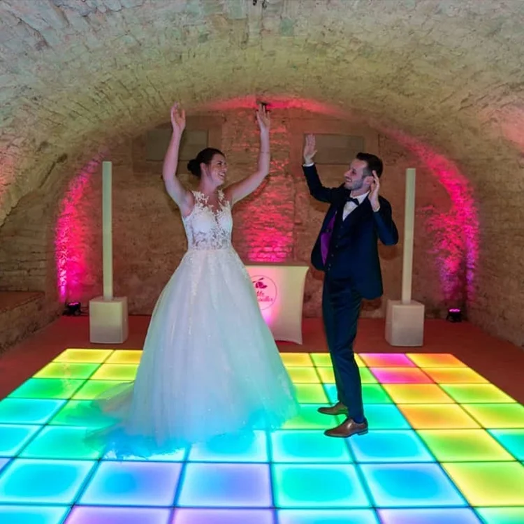 Magnetic Interactive Led Dance Floor for Wedding Party