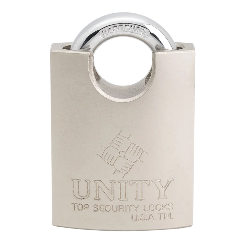 Nickel Plated Brass Shackle Protected Padlock From Unity Brand Buy