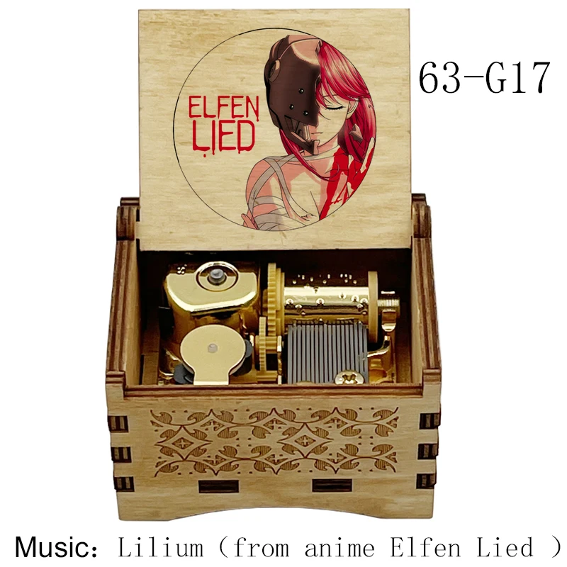 Wind up Mechanism Anime Elfen Lied Music Box Lilium Song