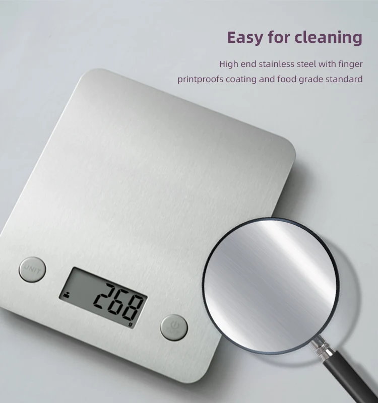 Platform Scale Kitchen Stainless Steel Platform Electronic Kitchen Food Scale With Kitchen Use ...