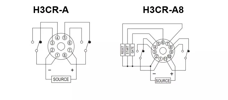 Factory Supplied Solid-state Timer H3CR-A8 24V-48VAC100-240VAC Time Relay with 8 Pins