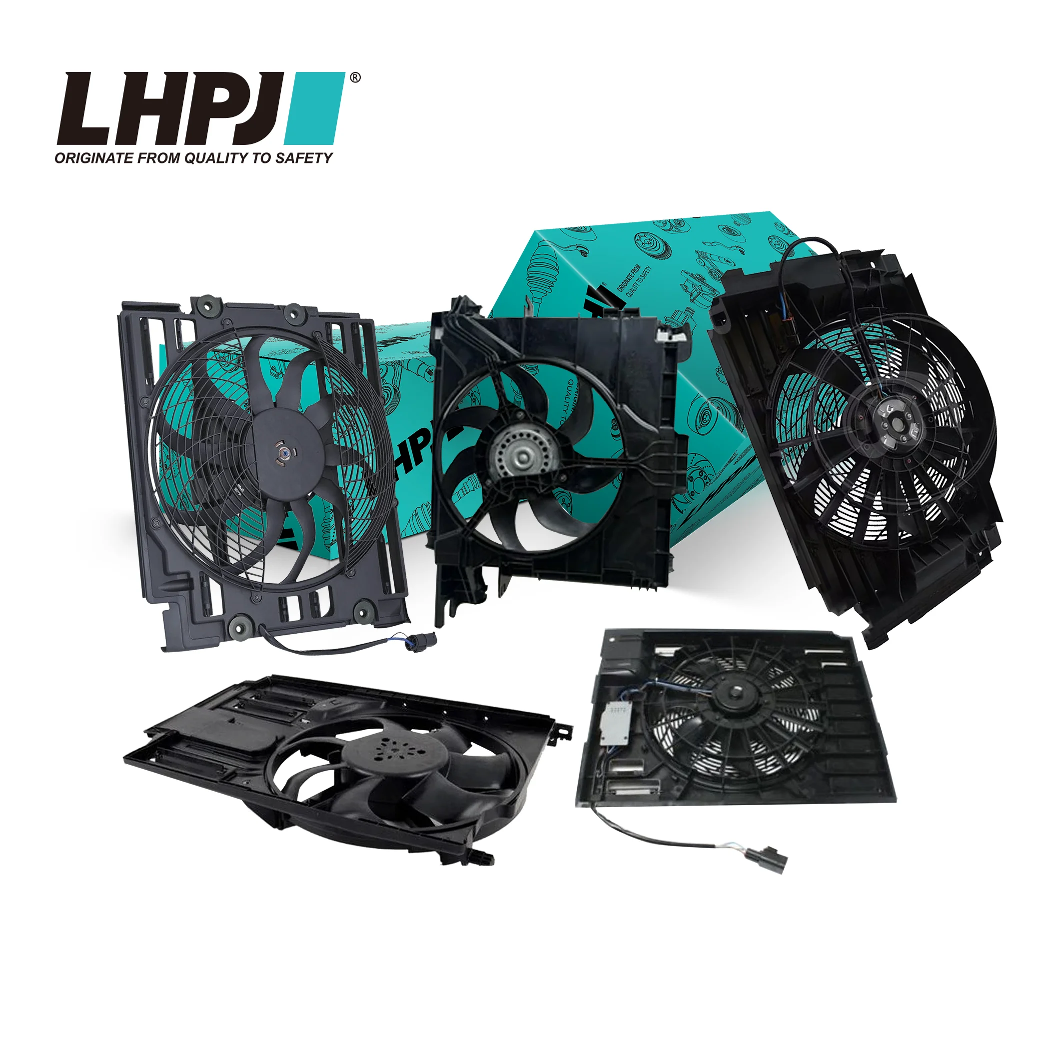 LHPJ 2035000293 A2035000293 Radiator Cooling Fan for Mercedes-Benz W203 600W Factory Price Radiator Fan
