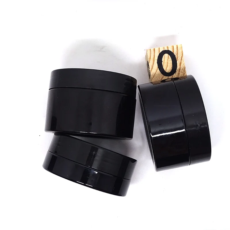 Plastic Jars Lid 200ml 500ml Round Empty Black 150ml 30g 100ml 6 Oz 250 Ml Amber Cosmetic Pet Cream 4 Oz Clear 4oz 8oz 8 Oz Plastic Jars With Lid