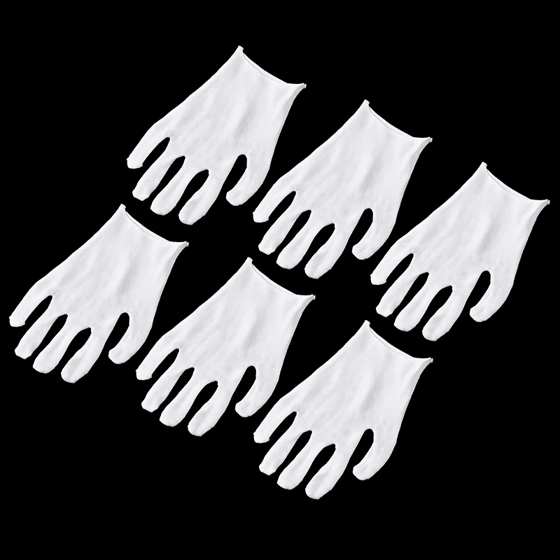 Hot selling 25KG/pack Extra Thick 2020 New Style Labor Insurance Gloves Lycra Gloves Elastic White Cotton Gloves