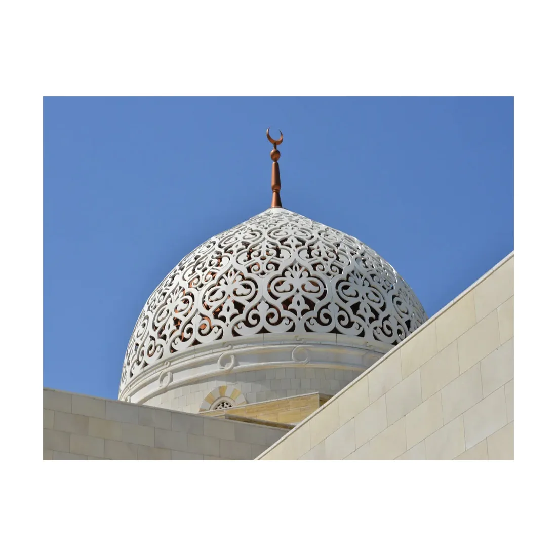 Custom Design Church Building element Fiberglass Reinforced Concrete Mosque Domes and Temple GRC Dome