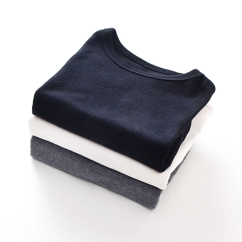 
Детская футболка для малышей, футболка унисекс, вязаный Топ для малышей с коротким рукавом, Детская летняя футболка для малышей 2020, белая, серая, Черная 