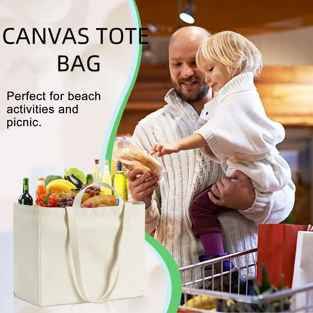 Hot Sale Cotton Customized Canvas Bag With Custom Printed Logo Tote Shopping Cotton Canvas Bag manufacture