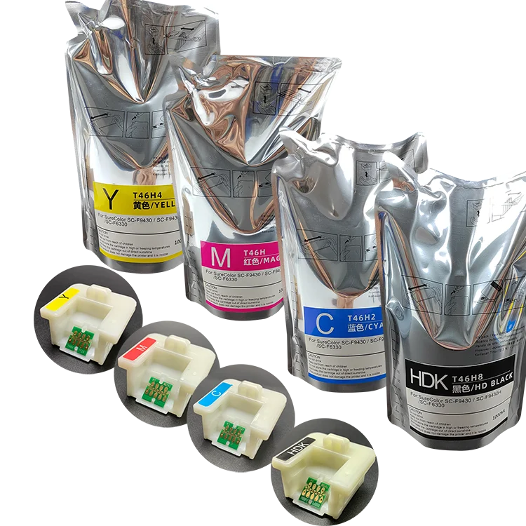 T46h Sublimation Dye Ink Bag With Chip 