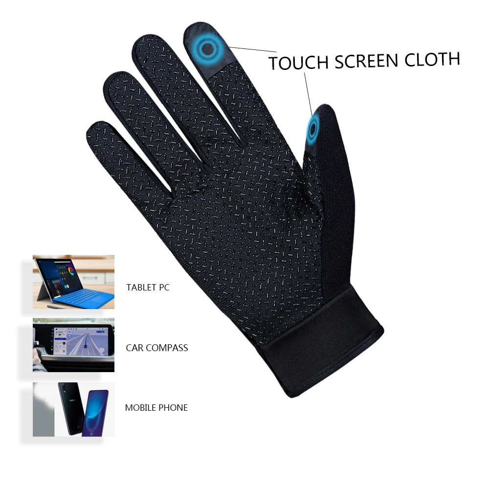 Модные дешевые весенние Нескользящие дышащие велосипедные перчатки с пальцами для сенсорного экрана