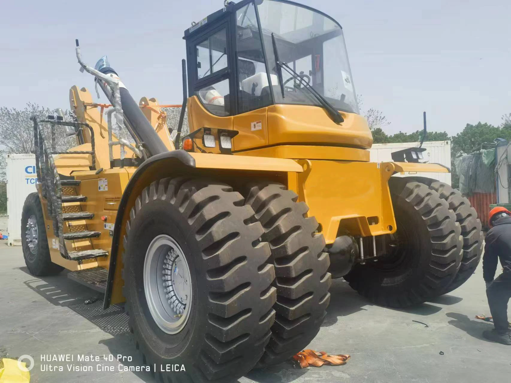 Logistic Machinery 45Ton Reach Stacker SRSC45H2 with 15100mm Hoisting Height
