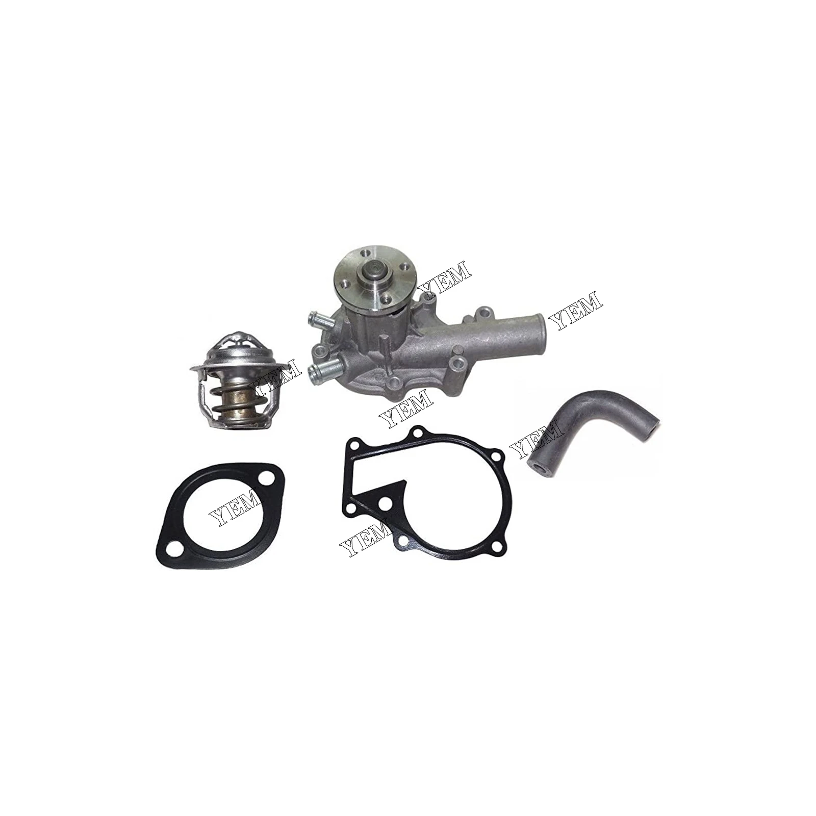 Engine Repair Kit New Water Pump With Return Hose &Thermostat Fits for Kubota RTV1100CW9 RTV1100CWX High Quality Engine Parts