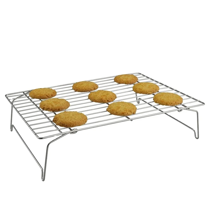 Wire Cooling Rack, Cake Cooling Tray, Baking Rack, Oven Wire Racks for  Biscuits Cookies Cooking Baking Cake 34cmx24cmx5.7cm - Walmart.com