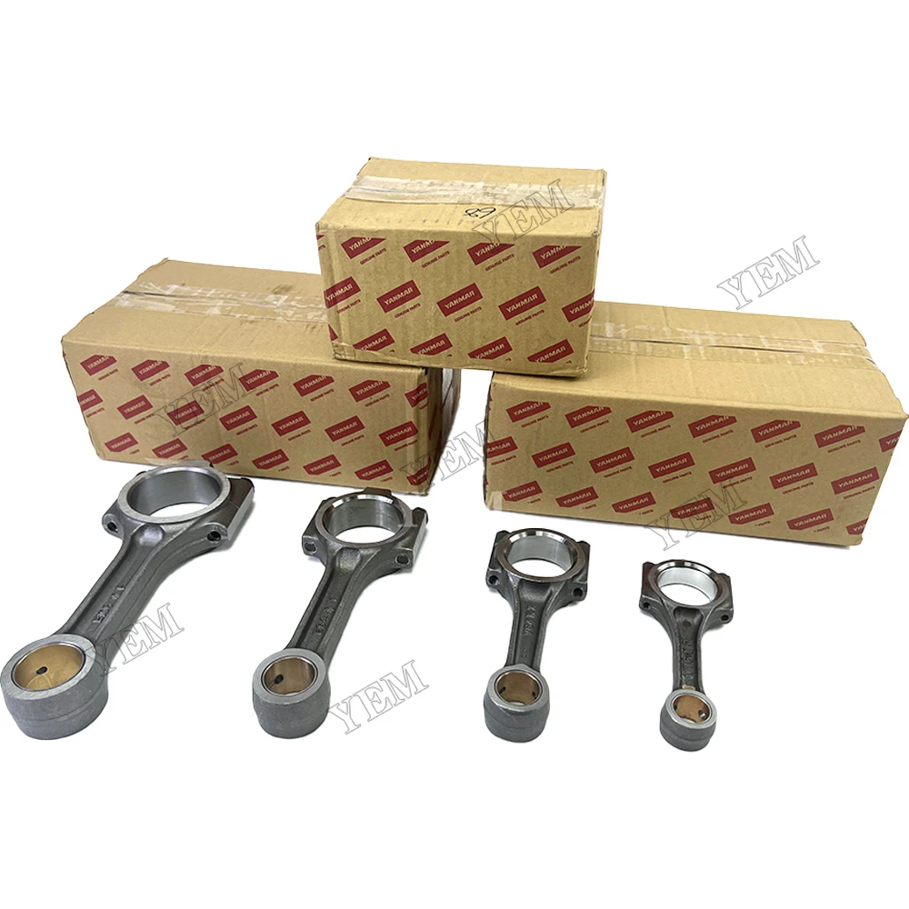 Stock Complete 6CHL 6HAL 6AYM Con Rod Fits for Yanmar Connecting Rod Engine Parts