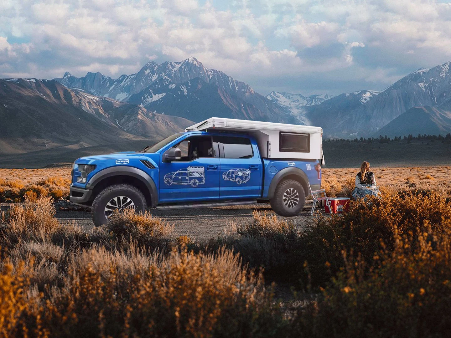 Ecocampor Fiberglass Truck Bed Camper Slide On Motorhomes Camper Truck