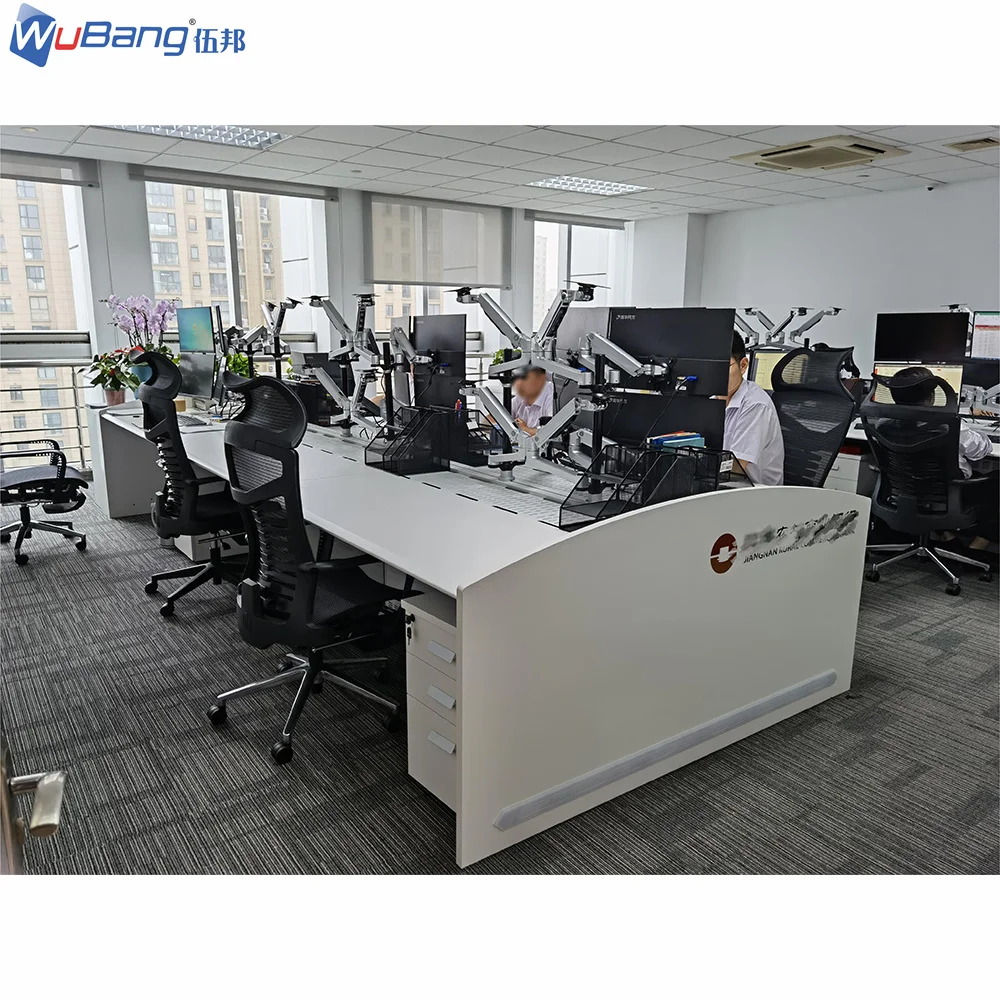 Smart Design Control Room Console Desk Strong Load-bearing Multi Functional Stock Control ...