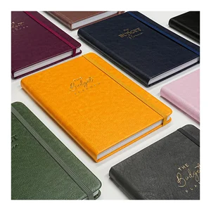 Fast Delivery A5 Financial Notebook Weekly Savings Tracker Organizer Custom Pu Leather Diary Undated Budget Planner With Pockets