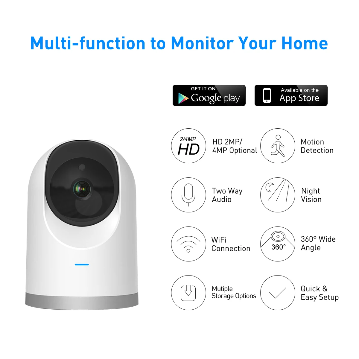 product tuya rp7 2mp indoor ptz wifi security camera hd cctv with night vision alarm storage motion detection tf card cloud426-56