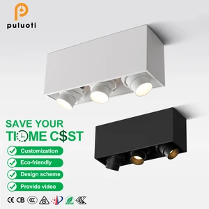 Modern Design Aluminum Cylinder Lamp IP20 Adjustable GU10 15W 24W 30W LED Spotlight New Style Surface Mounted Cylinder Lamp0