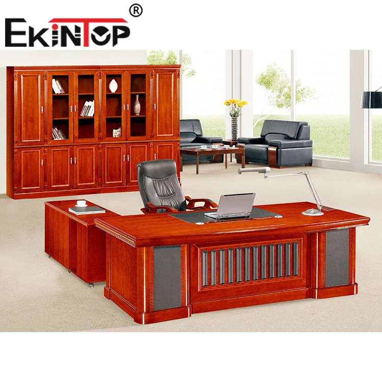 "L" Type Design Top Quality Wooden Modern Executive Desk Office Table Design