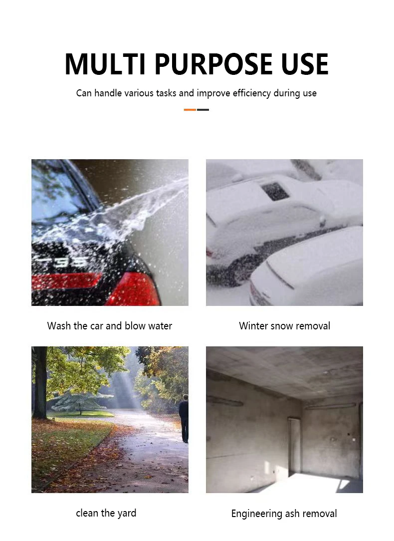 X64 Car Violent Blower Thrust 1.6kg Handheld Fan 64mm Brushless Motor Leaf Blower Suitable for Makita 18-21V Batteries - view 6
