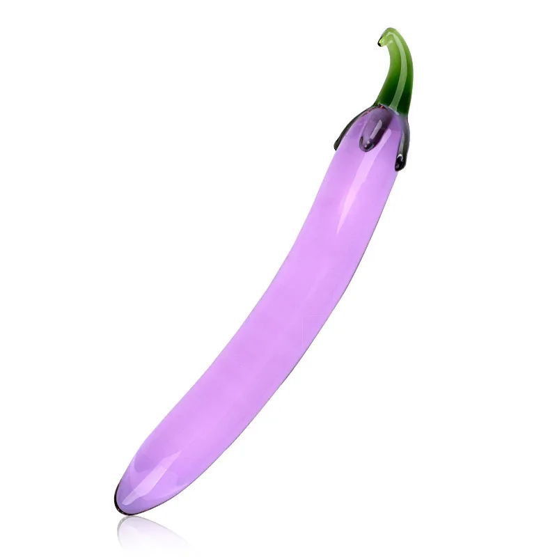 sexspielzeug gemüse Amazon Sonderverkauf Süße Obst Gemüse Kristallglas Penis Dildo G-Punkt Anal  Plug Penis main image 0